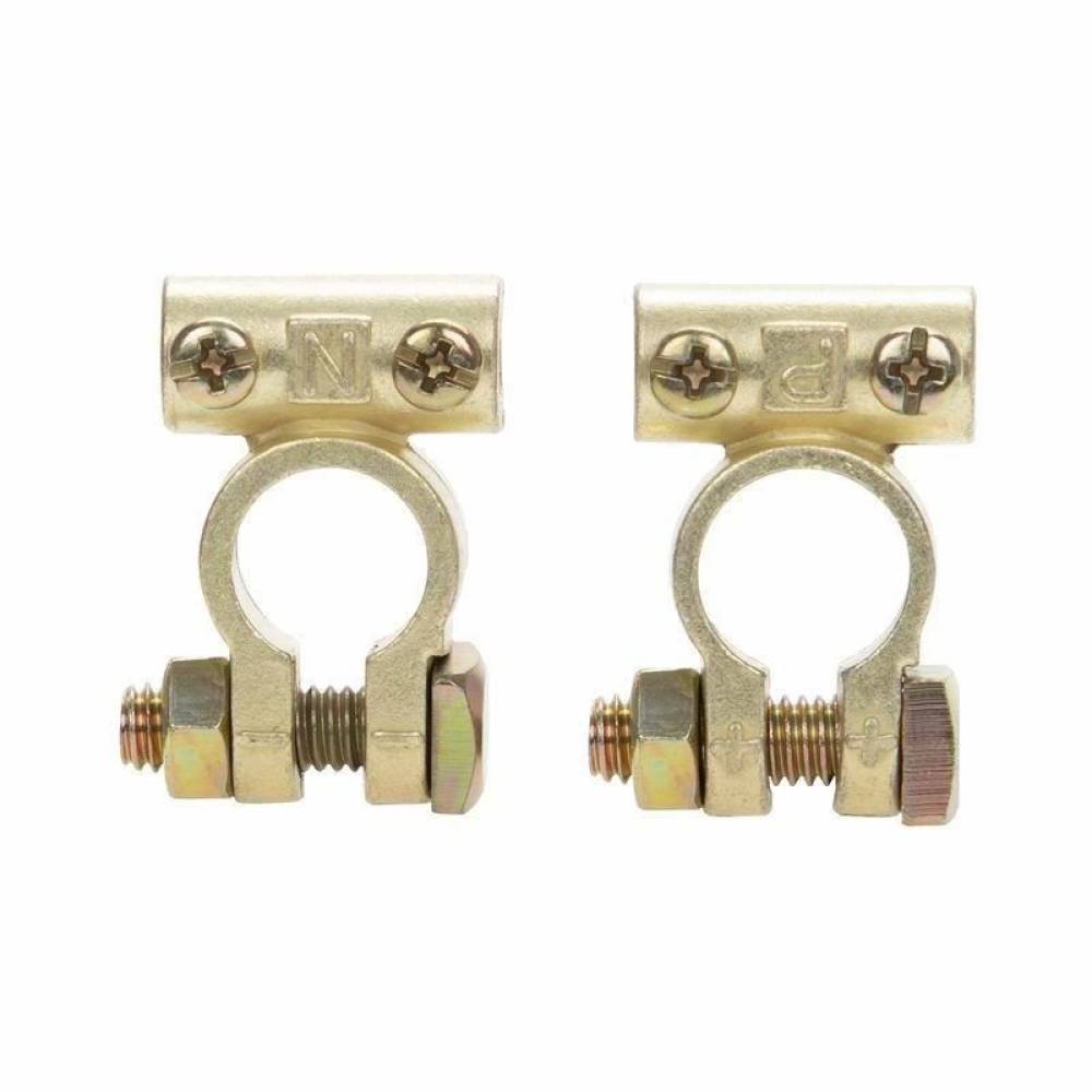 Set 2 borne acumulator cupru, fixare cu 2 suruburi, Tube Fix 509.50 Alca Set 2 borne acumulator cupru, fixare cu 2 suruburi, Tube Fix 509.50 Alca