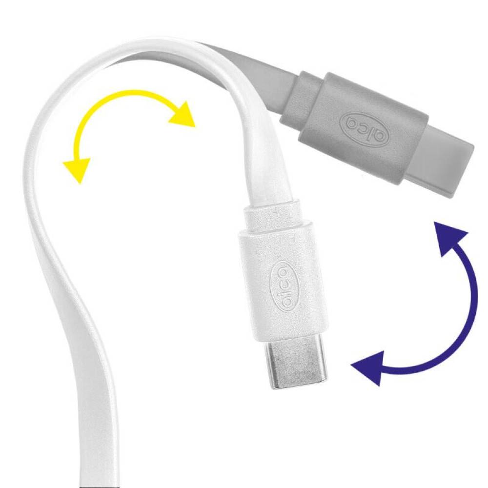 Cablu incarcator USB, Tip C-Tip C, alb, 1m, 510.69 Alca