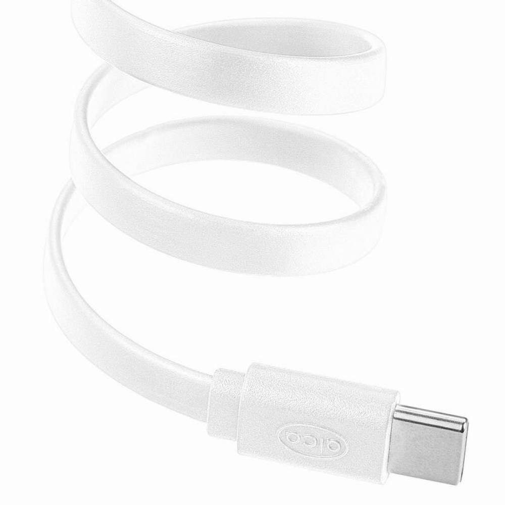 Cablu incarcator USB, Tip C-Tip C, alb, 1m, 510.69 Alca