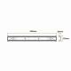 Bara metal cu capete de plastic 1.9m (220x105x1900) Etka ttk7515
