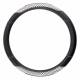 Husa volan 37-39cm negru cu alb, SWC-39-M 02812 Amio