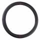 Husa volan 37-39cm, carbon, neagra si cusatura rosie 02811 Amio