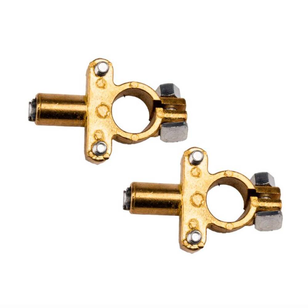 Set borne acumulator cupru, fixare cu surub, 12-24V, 800A, 04390 Amio
