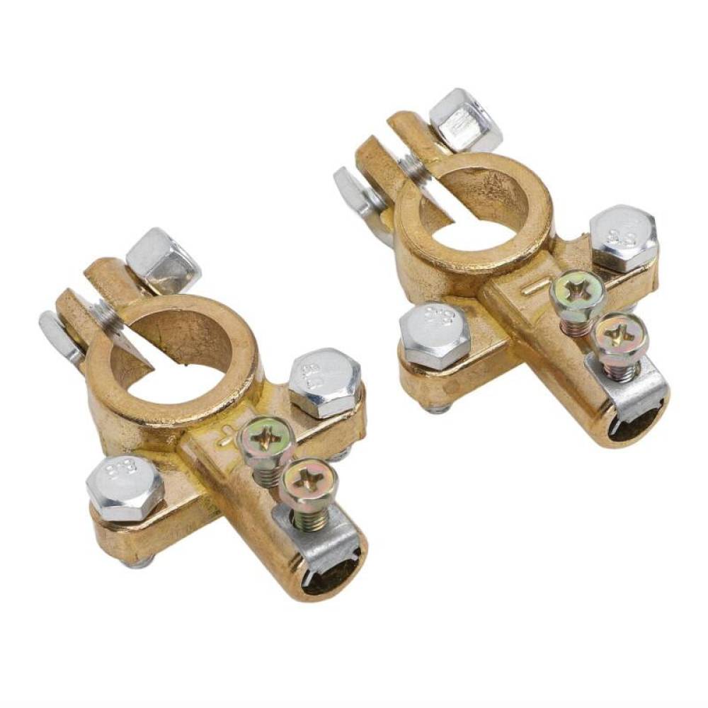 Set borne acumulator cupru, fixare cu surub, 12-24V, 800A, 04390 Amio