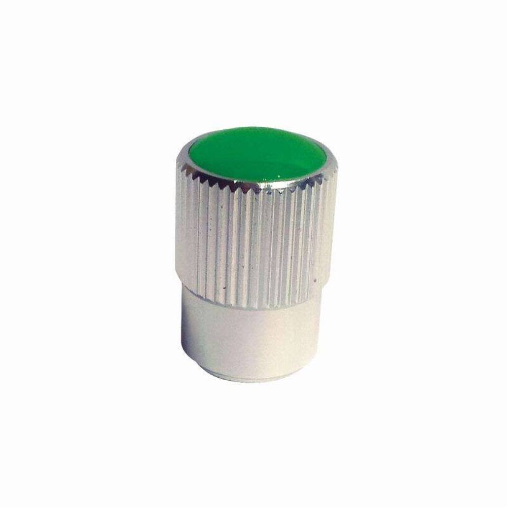 Ornament capacele valva rotunde, aluminiu cu cap verde, set 4 bucati 400690V RaceSport Ornament capacele valva rotunde, aluminiu cu cap verde, set 4 bucati 400690V RaceSport