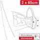 Set 2 bucati bandou protectie usa, 2x 65cm, negru, 0000084 Car+ Set 2 bucati bandou protectie usa, 2x 65cm, negru, 0000084 Car+