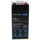 Acumulator plumb acid Well 4V 4AH, terminal T1, pentru cantar, etc  BAT-LEAD-4V4AH-WL Well 