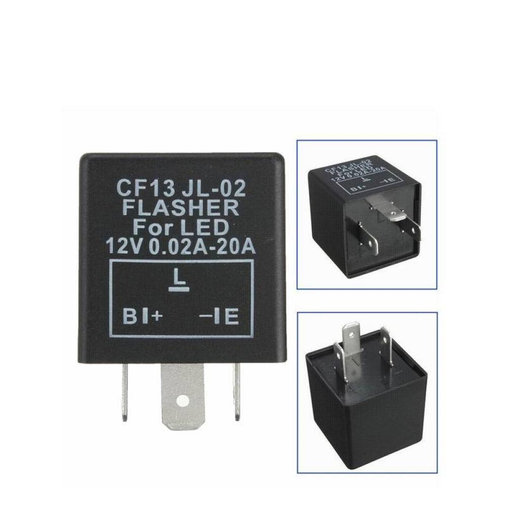 Releu semnalizare LED, 3 pini, stanga, CF13, 12V, 240 W, auto-moto, TT.P.20.L