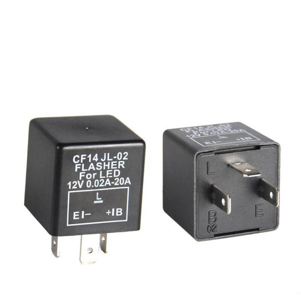 Releu semnalizare LED, 3 pini, dreapta, CF14, 12V, 240 W, auto-moto, TT.P.20.P