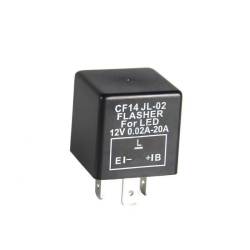 Releu semnalizare LED, 3 pini, dreapta, CF14, 12V, 240 W, auto-moto, TT.P.20.P