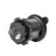 Priza bricheta 12-24V, cu capac, LED albastru, 04220 Amio