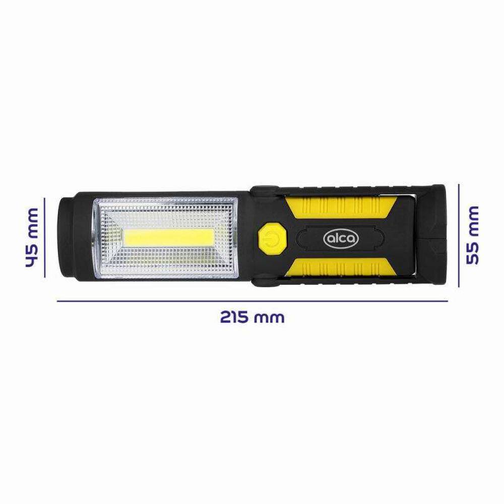 Lanterna lucru LED COB, cu magnet si carlig, 220lm, cu baterie, 580.40 Alca Lanterna lucru LED COB, cu magnet si carlig, 220lm, cu baterie, 580.40 Alca