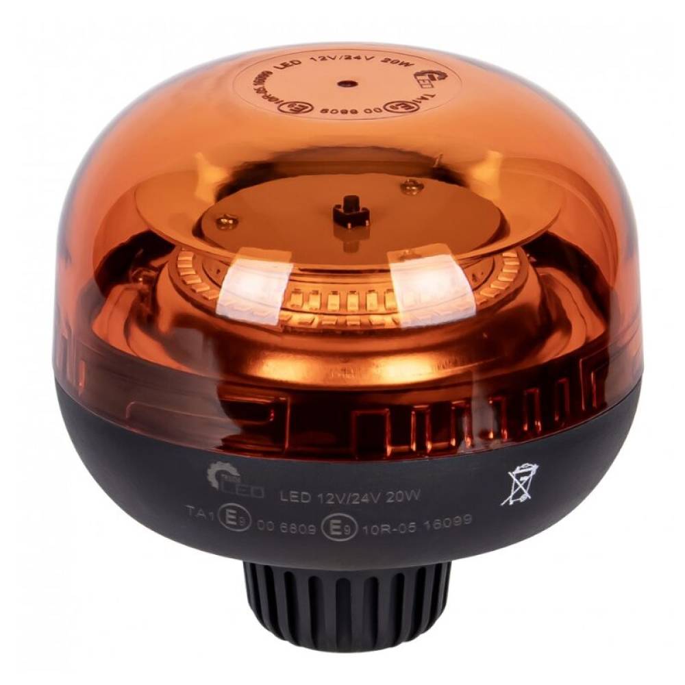 Girofar 12V/24V, h165, 45 LED-uri, 20W, prindere pe tija fixa, Quick Fix, ALR0105 TruckLed