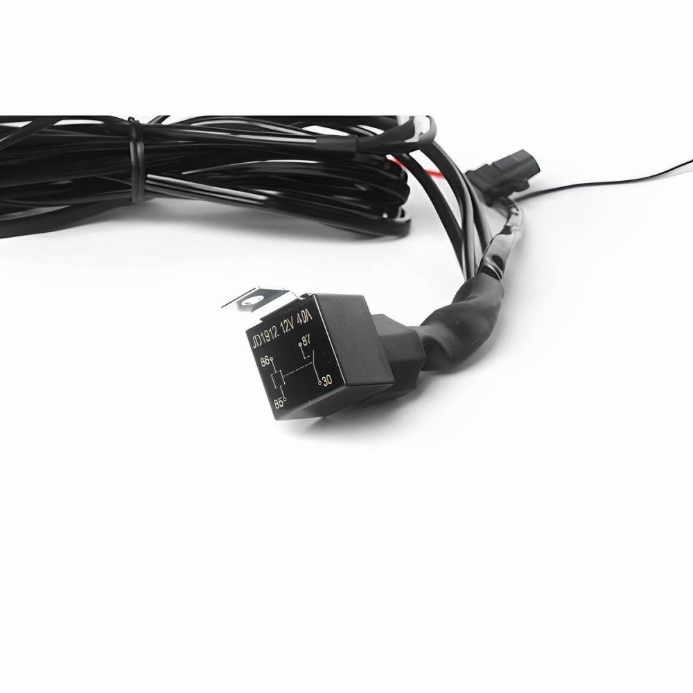 Cablaj electric pentru 2 proiectoare 12V, 40A, 2x2,5m, cu releu, intrerupator si mufe DT, LB0062-2 TruckLed