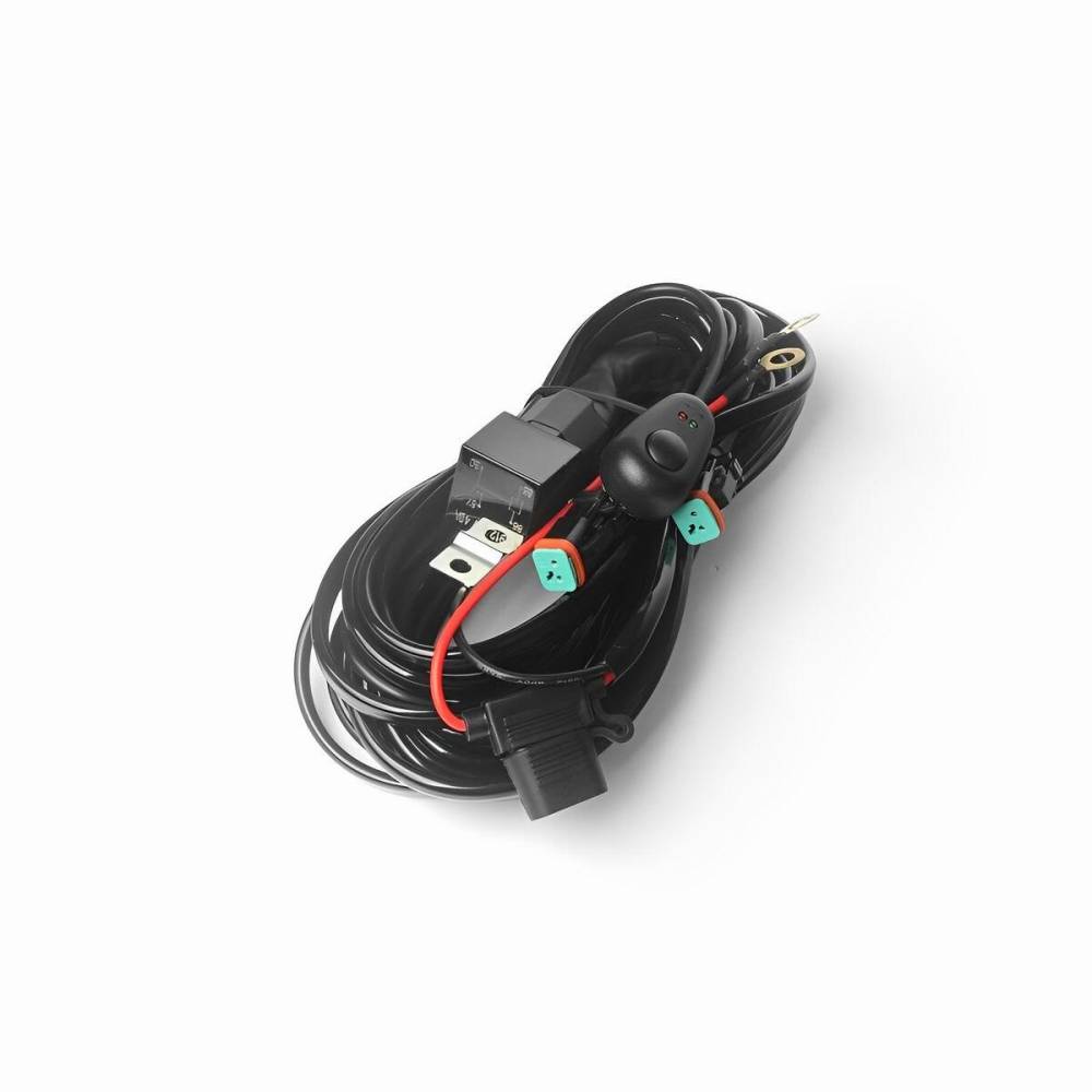 Cablaj electric pentru 2 proiectoare 12V, 40A, 2x2,5m, cu releu, intrerupator si mufe DT, LB0062-2 TruckLed