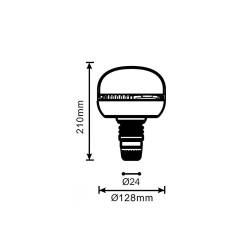 Girofar 12/24V, h210, 45 LED-uri, 20W, prindere pe tija flexibila, ALR0106 TruckLed