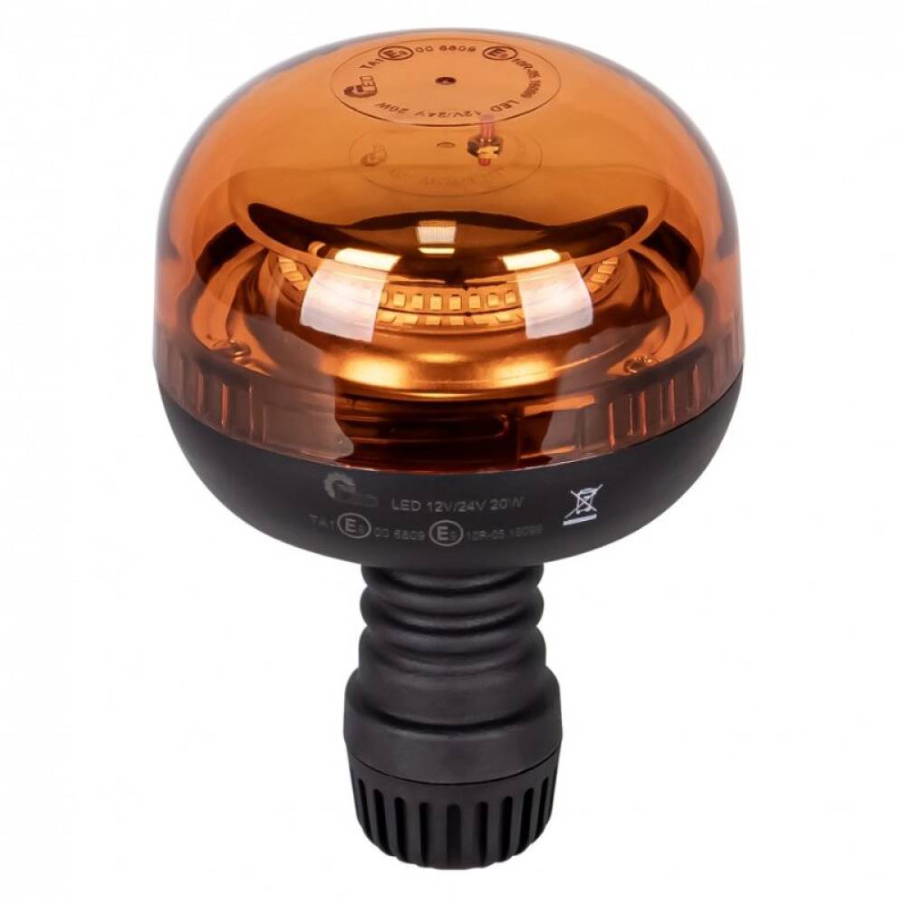Girofar 12/24V, h210, 45 LED-uri, 20W, prindere pe tija flexibila, ALR0106 TruckLed