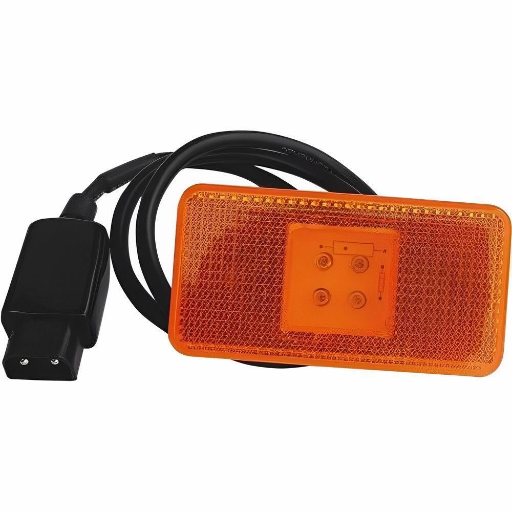 Lampa gabarit 103x55, 4 LED-uri, incastrabila cu cablu si mufa, Scania, L2242 TruckLed