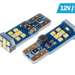 Set 2 becuri T10, 21 LED-uri, 12-24V, W5W, Canbus 58280 Vision
