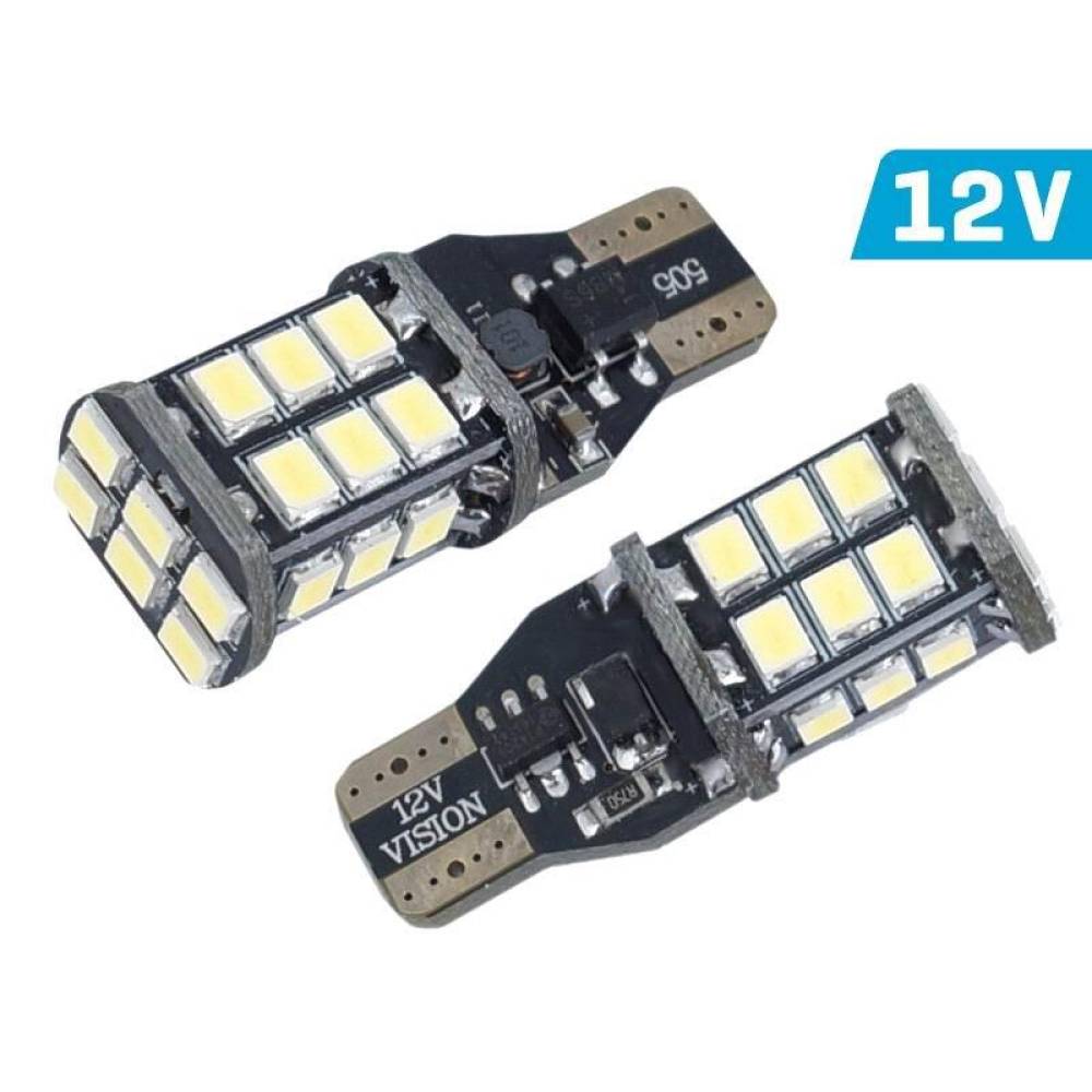 Set 2 becuri T15, 24 LED-uri, 12V, W16W, Canbus 58322 Vision
