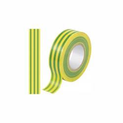 Banda izolatoare verde-galbena, 20m, 0.15x19mm, PVC, 58762 Carmotion