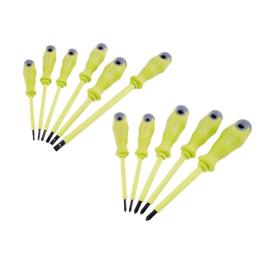 Set 11 surubelnite izolate, din otel crom-vanadiu CR-V, cu varfuri magnetice, 63408 Carmotion