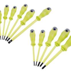 Set 11 surubelnite izolate, din otel crom-vanadiu CR-V, cu varfuri magnetice, 63408 Carmotion