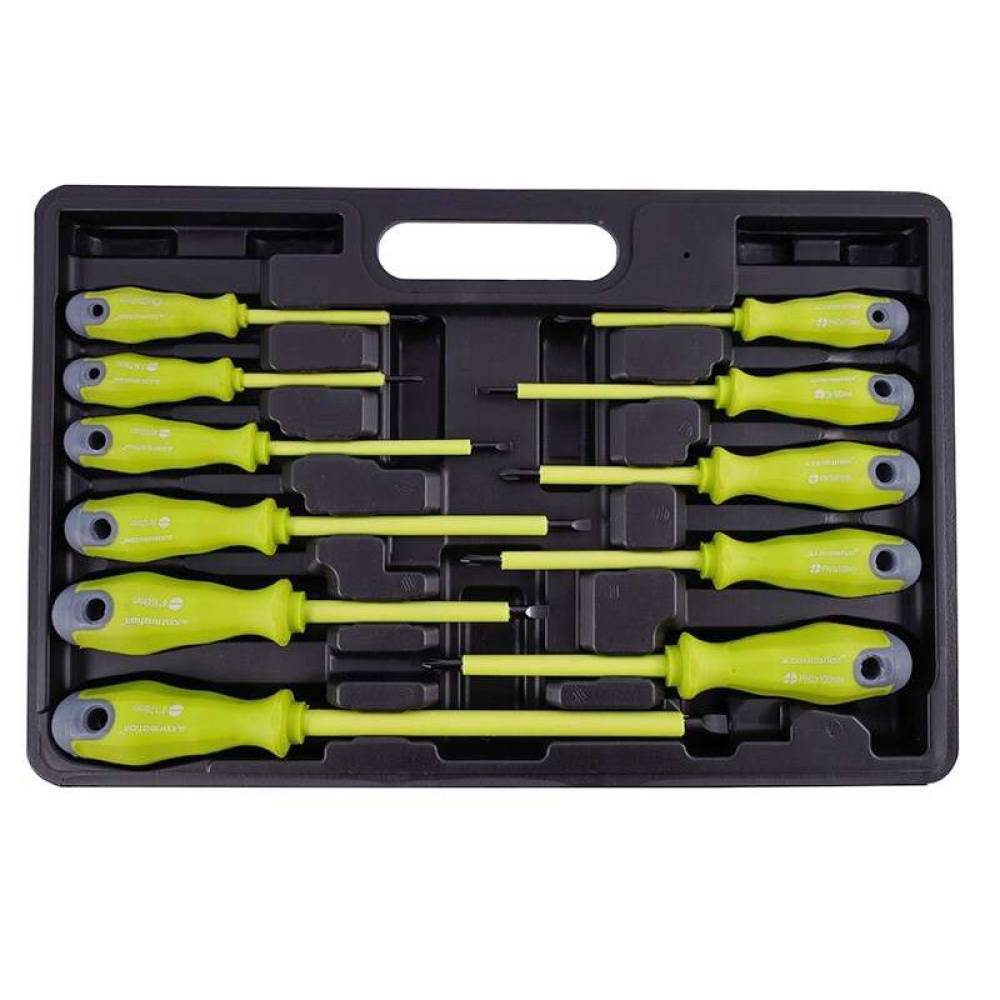 Set 11 surubelnite izolate, din otel crom-vanadiu CR-V, cu varfuri magnetice, 63408 Carmotion