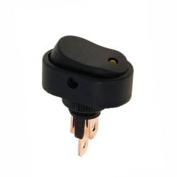 Intrerupator ON/OFF revenire, iluminat LED, galben, 86110 Carmotion