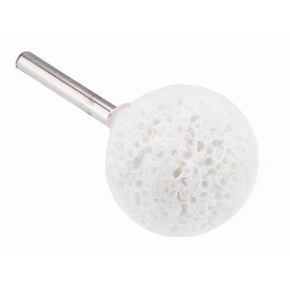 Piatra abraziva sferica, slefuit anvelope, 40mm, pentru polizor biax pneumatic, 63544 Carmotion