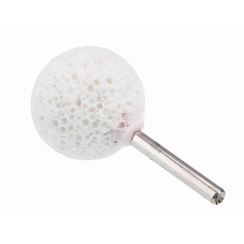 Piatra abraziva sferica, slefuit anvelope, 40mm, pentru polizor biax pneumatic, 63544 Carmotion
