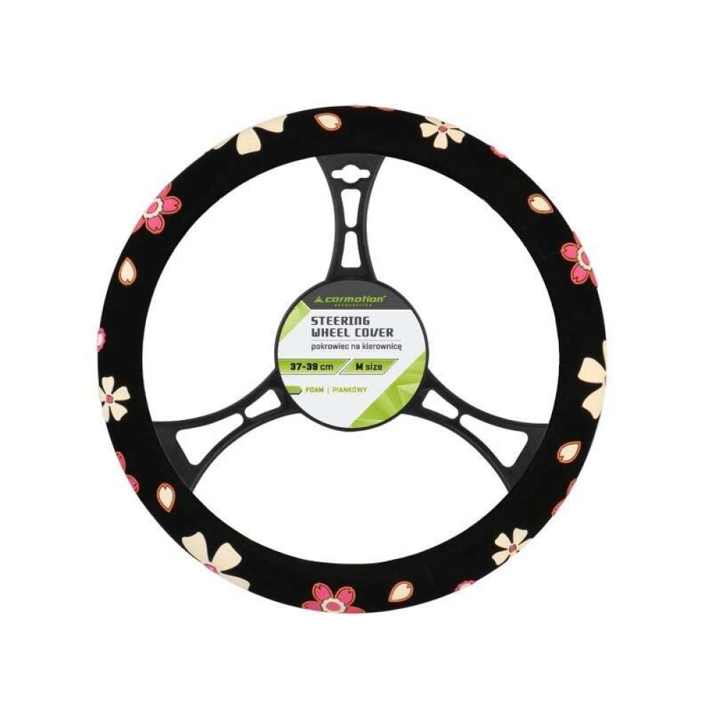 Husa volan 37-39cm model floral, 86355 Carmotion 