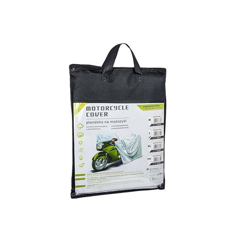 Prelata motocicleta, marimea L, 220X95X110cm, 3 straturi, 86379 Carmotion Prelata motocicleta, marimea L, 220X95X110cm, 3 straturi, 86379 Carmotion