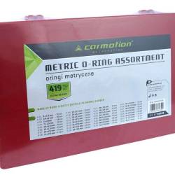 Set inele oring negre, 419buc, Nbr, rezistente la ulei, 86439 Carmotion 