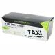Caseta firma Taxi, LED, alba, cu magnet, fir 170cm, 86860 Carmotion