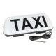 Caseta firma Taxi, LED, alba, cu magnet, fir 170cm, 86860 Carmotion