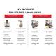Set solutie, 350ml, laveta si perie pentru curatarea si intretinerea suprafetelor din piele foarte murdare si neglijate, Auron Strong, G421 K2