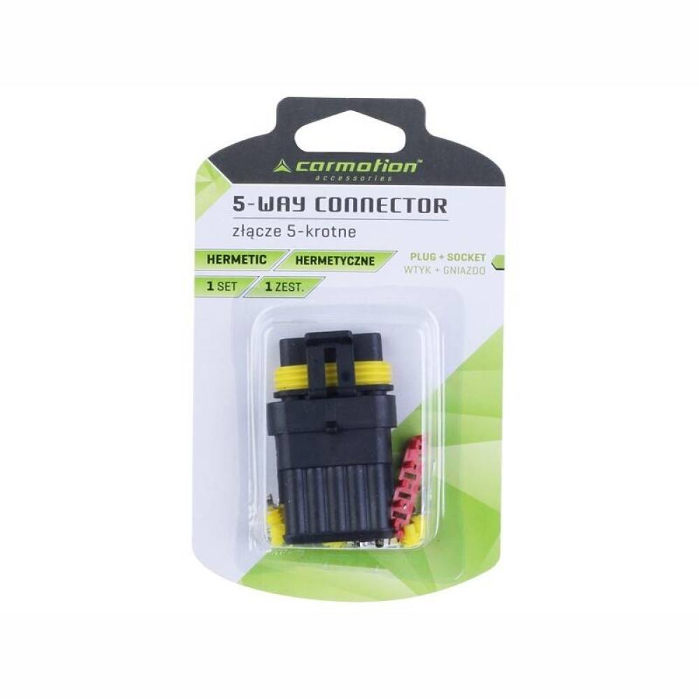 Set mufa conector cu 5 pini mama+tata SS Superseal, 86290 Carmotion