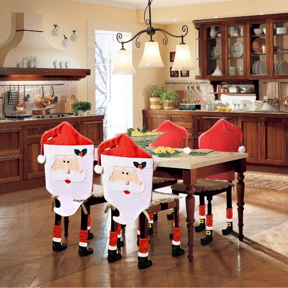 Decoratiuni pentru scaune, Mos Craciun, 58736A Family Christmas Decoratiuni pentru scaune, Mos Craciun, 58736A Family Christmas