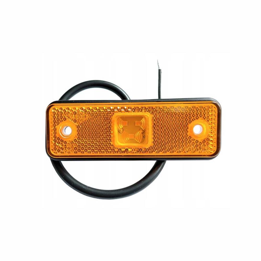 Lampa gabarit 103x36, LED, galbena, cu talpa de cauciuc, LD526 Horpol