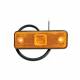 Lampa gabarit 103x36, LED, galbena, cu talpa de cauciuc, LD526 Horpol