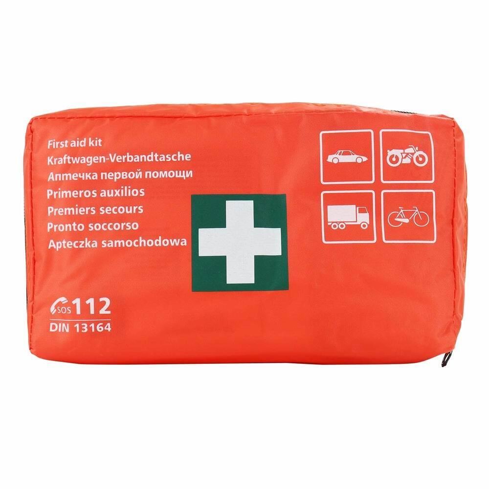Trusa sanitara auto, 5 ani, tip borseta, cu scai, DIN 13164 Amio Trusa sanitara auto, 5 ani, tip borseta, cu scai, DIN 13164 Amio