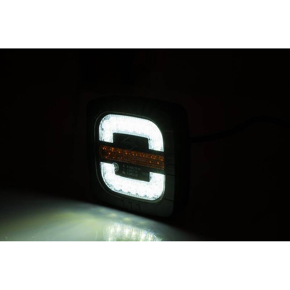Lampa semnalizare cu pozitie si DRL, cu LED-uri, cu suport prindere, ROCA LZD 2805 Horpol