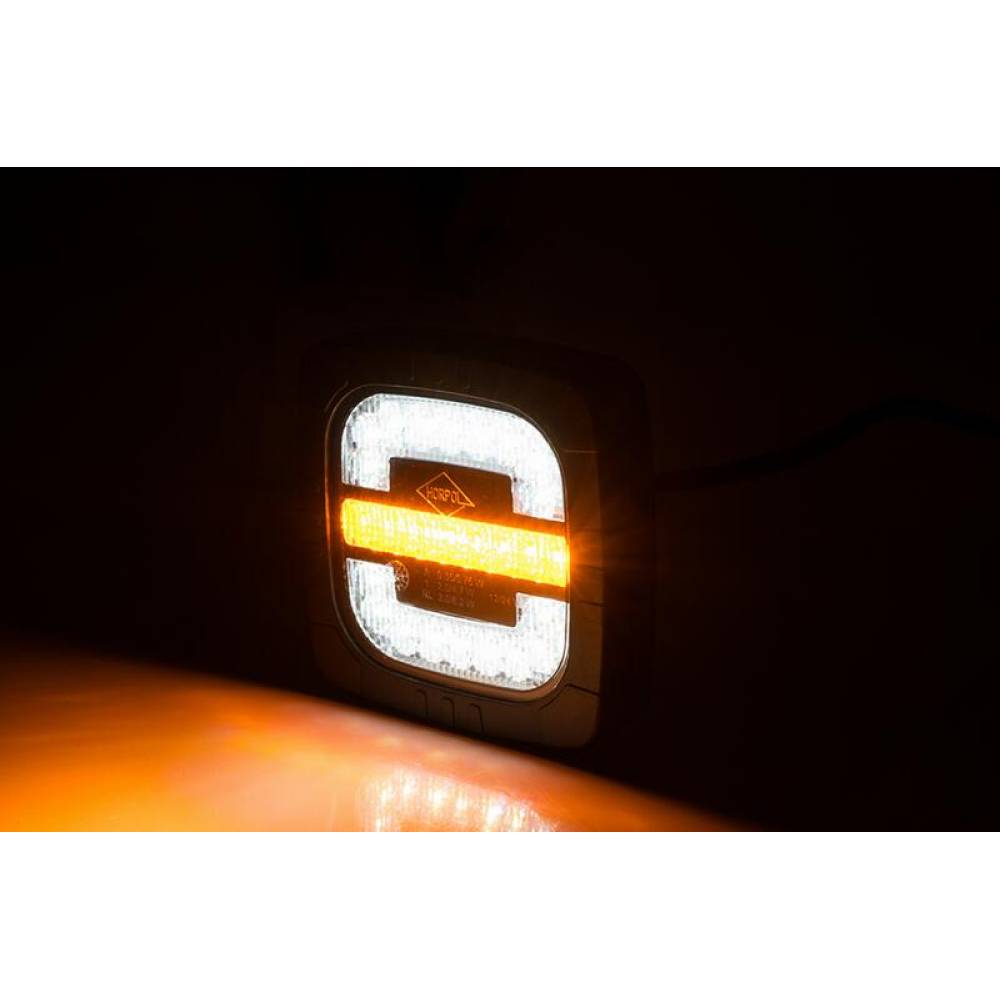 Lampa semnalizare cu pozitie si DRL, cu LED-uri, cu suport prindere, ROCA LZD 2805 Horpol