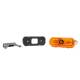 Lampa gabarit 134x53(71), cu suport, 20 LED-uri, galbena, cu semnalizare si proiectare lumina la sol, W240 1597 Was Lampa gabarit 134x53(71), cu suport, 20 LED-uri, galbena, cu semnalizare si proiectare lumina la sol, W240 1597 Was