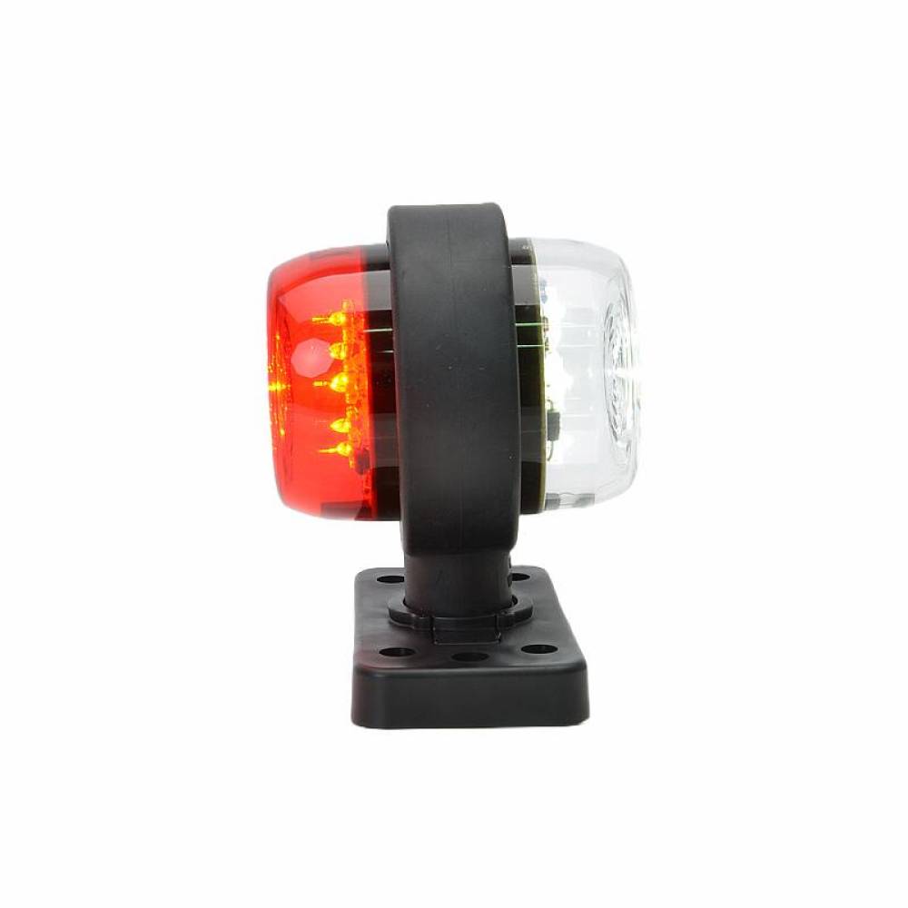 Lampa gabarit cu brat, 107mm, fi79, alb si rosu, LED, Old School, W74.2A 544BC/II/A Was Lampa gabarit cu brat, 107mm, fi79, alb si rosu, LED, Old School, W74.2A 544BC/II/A Was