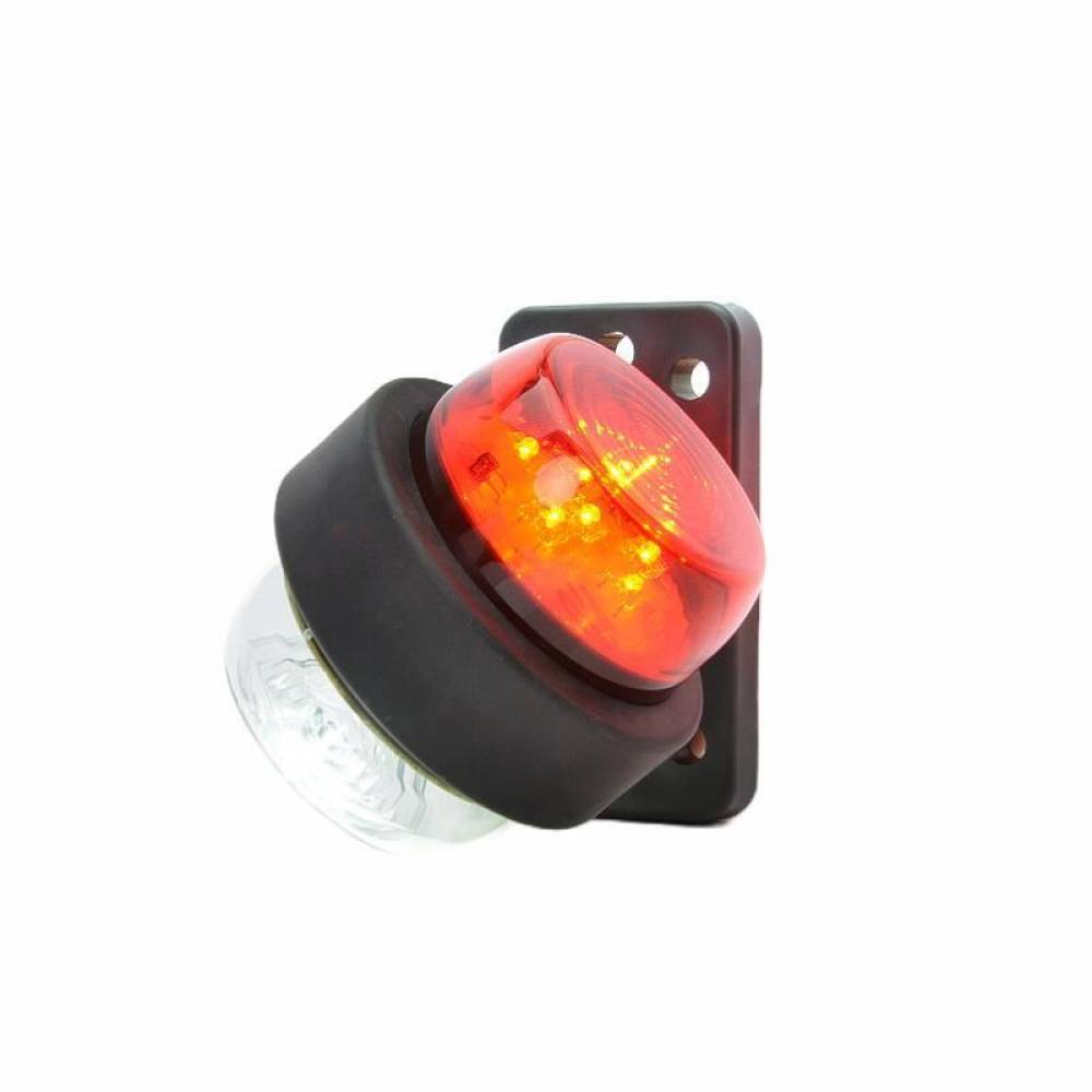 Lampa gabarit cu brat, 107mm, fi79, alb si rosu, LED, Old School, W74.2A 544BC/II/A Was Lampa gabarit cu brat, 107mm, fi79, alb si rosu, LED, Old School, W74.2A 544BC/II/A Was