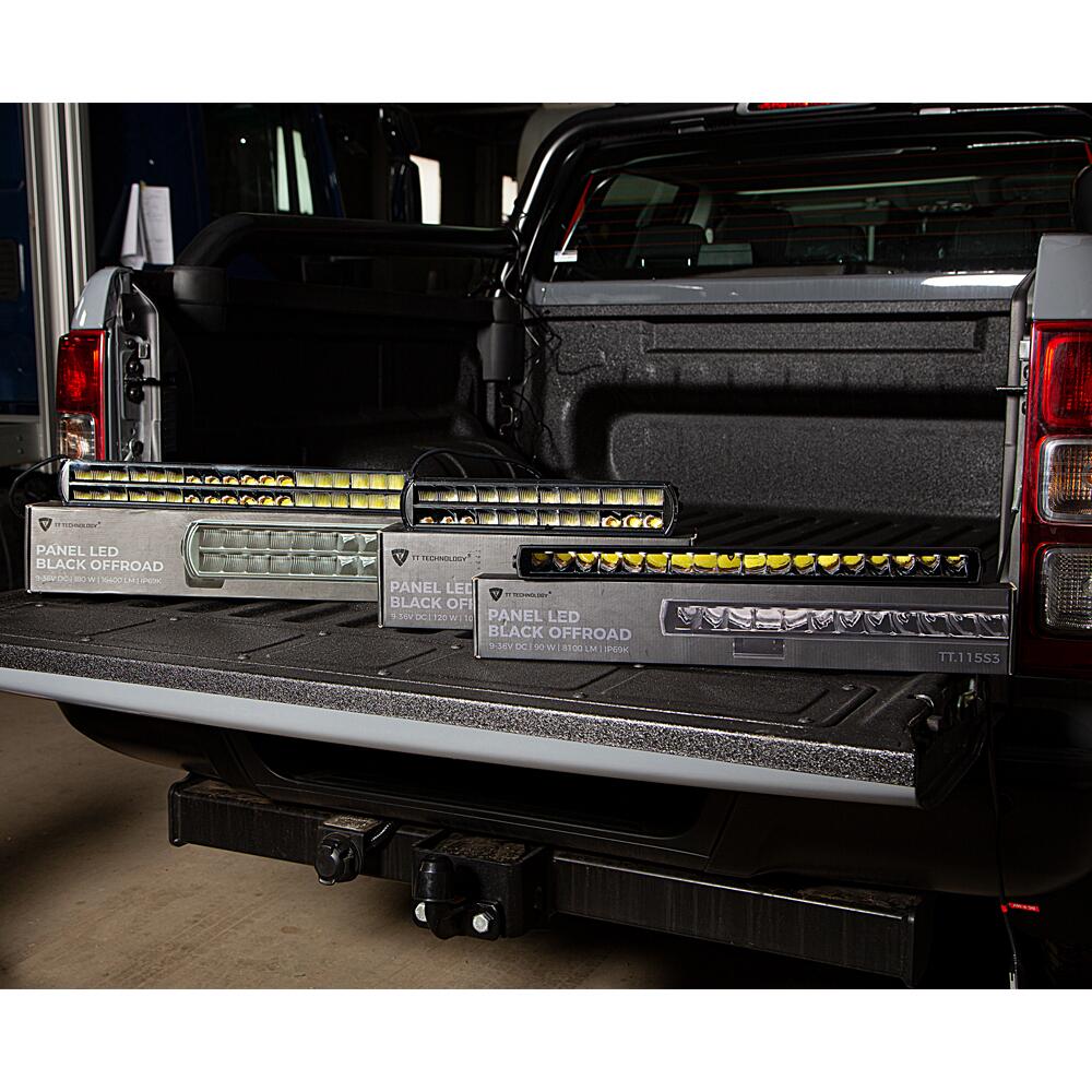 Proiector LED BAR, 520x40, 18 LED-uri LG, 90W, 8100lm, Offroad Slim Black, TT.115S3 