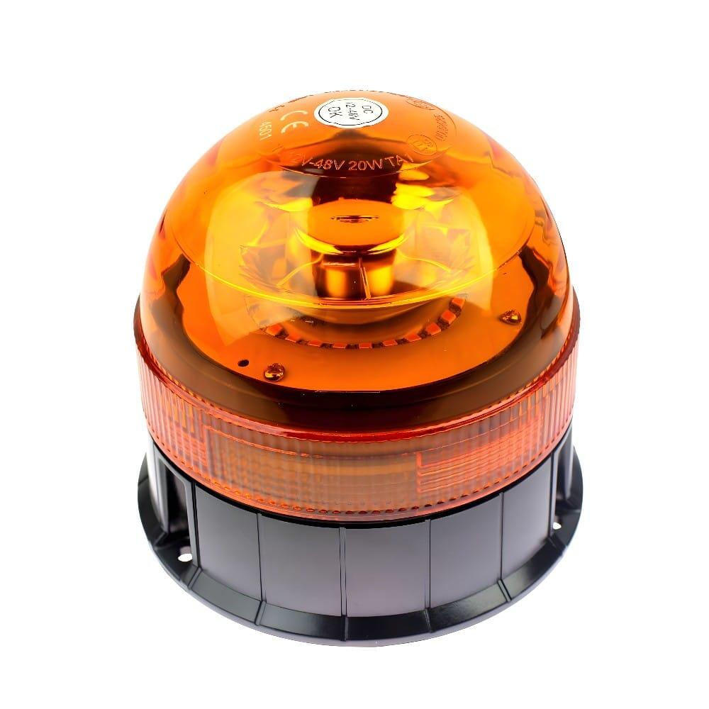 Girofar 12/24V, h130, 30 LED-uri, 30W, prindere cu magnet si ventuza, TT.1490 