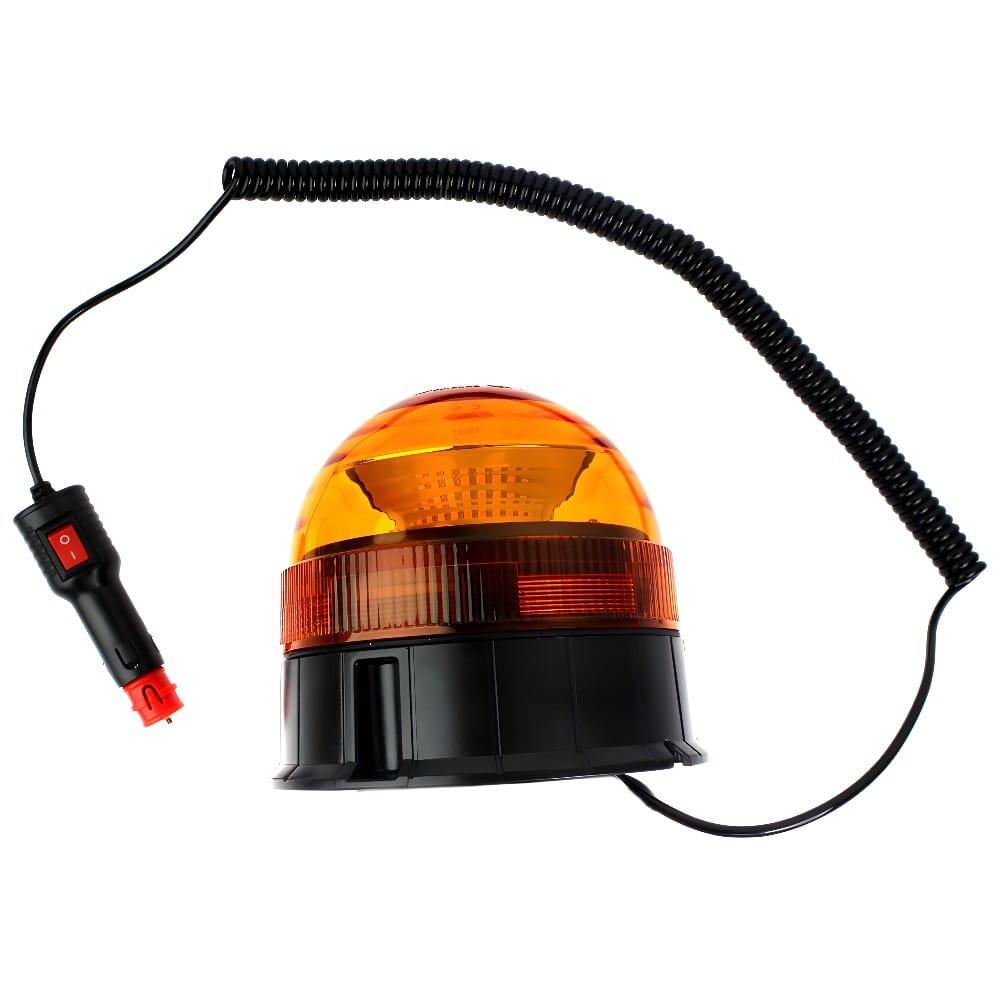 Girofar 12/24V, h130, 30 LED-uri, 30W, prindere cu magnet si ventuza, TT.1490 